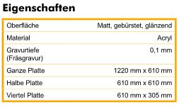 Gravoply Laser Eigenschaft